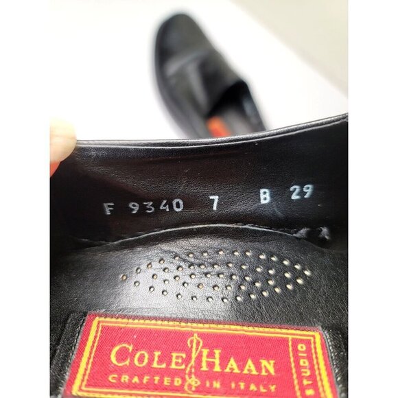 Cole Haan Women's Leather Slip-On Shoes Size 7 B Black Comfortable Casual Wear - Picture 10 of 10